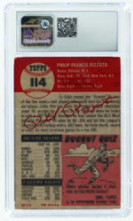 1953 TOPPS #114 PHIL RIZZUTO (HOF) CSG 2.5 GOOD+.