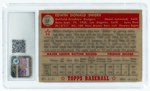 1952 TOPPS #37 DUKE SNIDER (HOF) RED BACK CSG 3 VERY GOOD.