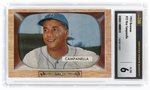 1955 BOWMAN #22 ROY CAMPANELLA CSG 6 EX/NM.