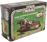 STAR WARS - SONIC CONTROLLED LAND SPEEDER BOXED REMOTE CONTROLLED VEHICLE (JC PENNEY EXCLUSIVE).