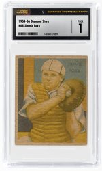 1934-36 DIAMOND STARS #64 JIMMIE FOXX (HOF) CSG 1 POOR.