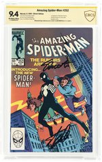 AMAZING SPIDER-MAN #252 MAY 1984 CBCS 9.4 NM WITNESED SIGNATURE (FIRST BLACK COSTUME).
