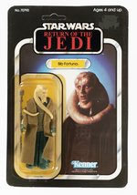 STAR WARS: RETURN OF THE JEDI (1983) - BIB FORTUNA 65 BACK-A CARDED ACTION FIGURE (COLOR TOUCH).