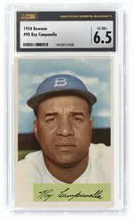 1954 BOWMAN #90 ROY CAMPANELLA (HOF) CSG 6.5 EX/NM+.