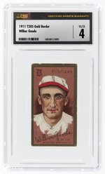 1911 T205 GOLD BORDER WILBUR GOODE CSG 4 VG/EX.