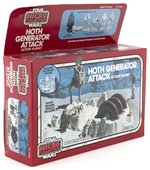 STAR WARS: MICRO COLLECTION (1982) - HOTH GENERATOR ATTACK ACTION PLAYSET FACTORY SEALED IN BOX.