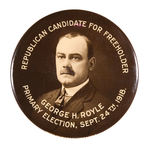 "REPUBLICAN CANDIDATE FOR FREEHOLDER" 4" PAPERWEIGHT MIRROR.