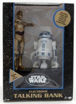 STAR WARS (1995) - ELECTRONIC C-3PO & R2-D2 BANK IN SHIPPING BOX.