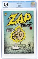 ZAP COMIX #0 1969 CGC 9.4 NM (FOURTH PRINTING).