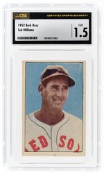 1952 BERK ROSS TED WILLIAMS CSG 1.5 FAIR.