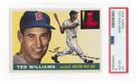 1955 TOPPS #2 TED WILLIAMS (HOF) PSA 4 VG-EX.