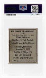 1951 BERK ROSS #2-1 STAN MUSIAL (HOF) PSA 2 GOOD.