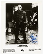 FRIDAY THE 13th PART VIII - JASON TAKES MANHATTAN - JASON VOORHEES ACTOR KANE HODDER SIGNED PUBLICIT