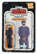 STAR WARS: THE EMPIRE STRIKES BACK (1980) - BESPIN SECURITY GUARD (WHITE, HANDLEBAR MUSTACHE VARIETY) 31 BACK-A CARDED ACTION FIGURE.