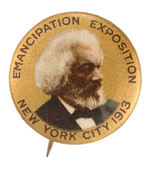 Frederick Douglas Rare Emancipation Pinback Button