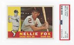 1960 TOPPS #100 NELLIE FOX (HOF) PSA 4 VG-EX.