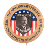 "JOHN W. WEEKS FOR PRESIDENT" GOP 1916 HOPEFUL.