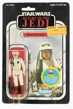 STAR WARS: RETURN OF THE JEDI (1983) - REBEL COMMANDER 48 BACK-A CARDED ACTION FIGURE.