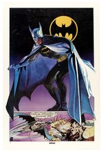 "SUPERHEROES" POSTER WITH BATMAN 1977 BY THOUGHT FACTORY.