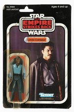 STAR WARS: THE EMPIRE STRIKES BACK (1980) - LANDO CALRISSIAN (WHITE EYES/TEETH) 41 BACK-D CARDED ACTION FIGURE.