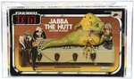 STAR WARS: RETURN OF THE JEDI - JABBA THE HUTT ACTION PLAYSET AFA 75 Q-EX+/NM.