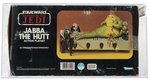 STAR WARS: RETURN OF THE JEDI - JABBA THE HUTT ACTION PLAYSET AFA 75 Q-EX+/NM.