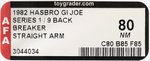 G.I. JOE - BREAKER SERIES 1/9 BACK FIGURE AFA 80 NM (STRAIGHT ARM, POPPED O-RING).