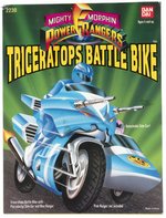 MIGHTY MORPHIN POWER RANGERS TRICERATOPS BATTLE BIKE IN BOX.