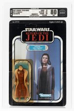 STAR WARS: RETURN OF THE JEDI (1983) - PRINCESS LEIA ORGANA (BESPIN GOWN) 77 BACK-A AFA 80 Y-NM.