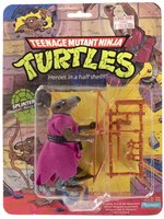 TEENAGE MUTANT NINJA TURTLES (1988) - SPLINTER SERIES 1/10 BACK ACTION FIGURE ON CARD.