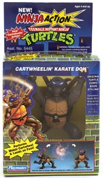 TEENAGE MUTANT NINJA TURTLES (1993) - CARTWHEELIN' KARATE DON BOXED ACTION FIGURE.