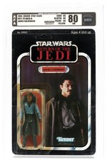 STAR WARS: RETURN OF THE JEDI (1984) - LANDO CALRISSIAN (WHITE EYES/TEETH) 79 BACK-A AFA 80 Y-NM.