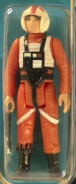 STAR WARS: THE POWER OF THE FORCE (1985) - LUKE SKYWALKER (X-WING PILOT) 92 BACK AFA 75 Y-EX+/NM.