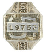 ORPHAN ANNIE SILVER STAR TRIPLE MYSTERY SECRET COMPARTMENT RING.