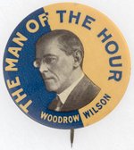 WILSON CLASSIC MAN OF THE HOUR PORTRAIT BUTTON HAKE #21.