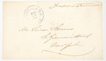 THADDEUS STEVENS SIGNED ENVELOPE.