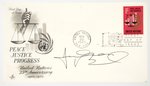 JULIAN BOND SIGNED FIRST DAY COVER.