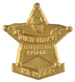 NEAR MINT DICK TRACY 1939 BADGE.