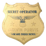 "MELVIN PURVIS SECRET OPERATOR."