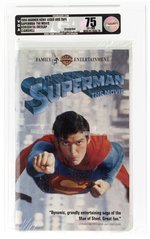 SUPERMAN: THE MOVIE 1994 WARNER HOME VIDEO VHS TAPE VGA 75 EX+/NM (CLAMSHELL).