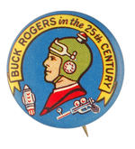 "BUCK ROGERS IN THE 25TH CENTURY" MULTICOLOR MEMBERS BUTTON.