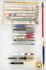 KENNEDY COLLECTION OF PENS, PENCILS & POCKET PIECES.