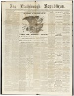 "TILDEN & HENDRICKS ELECTED!" RARE 1876 ERROR NEWSPAPER.