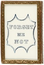 ZACHARY TAYLOR "FORGET ME NOT" PATCH BOX.