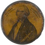 GEORGE WASHINGTON PORTRAIT WITH SWORD EARLY SNUFF BOX.