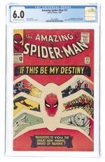 AMAZING SPIDER-MAN #31 DECEMBER 1965 CGC 6.0 FINE (FIRST GWEN STACY, HARRY OSBORN & PROFESSOR MILES WARREN).