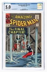 AMAZING SPIDER-MAN #33 FEBRUARY 1966 CGC 5.0 VG/FINE.