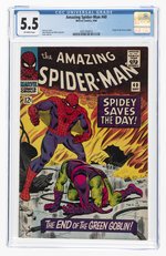 AMAZING SPIDER-MAN #40 SEPTEMBER 1966 CGC 5.5 FINE-.