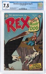 ADVENTURES OF REX THE WONDER DOG #14 MARCH-APRIL 1954 CGC 7.5 VF-.