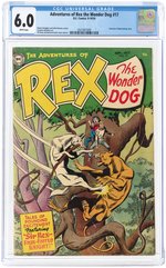 ADVENTURES OF REX THE WONDER DOG #17 SEPTEMBER-OCTOBER 1954 CGC 6.0 FINE.